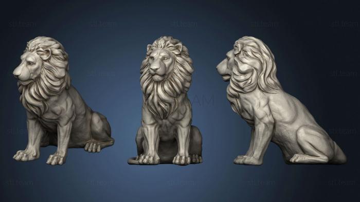 Статуэтки львы тигры сфинксы Lion 12